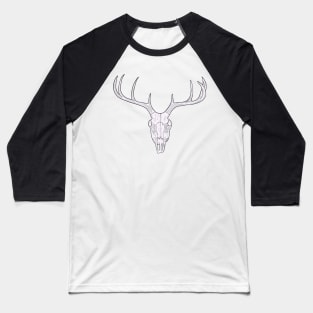 Deer skull Baseball T-Shirt